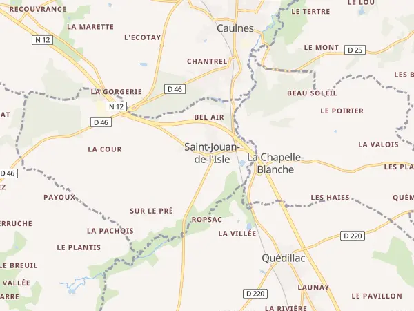 Plan de Saint-Jouan-de-l’Isle
