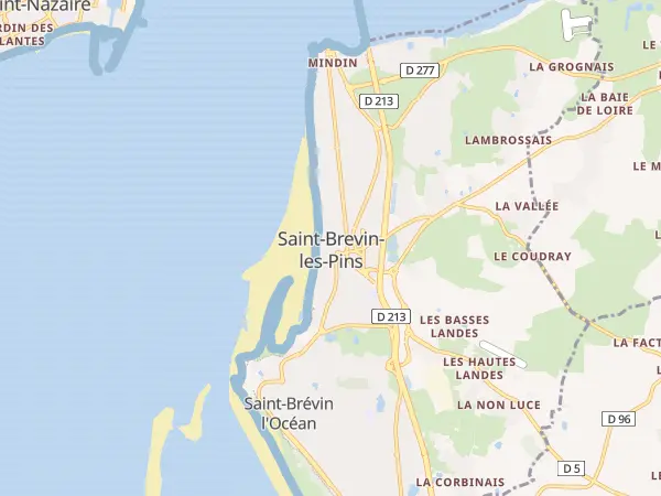 Plan de Saint-Brevin-les-Pins