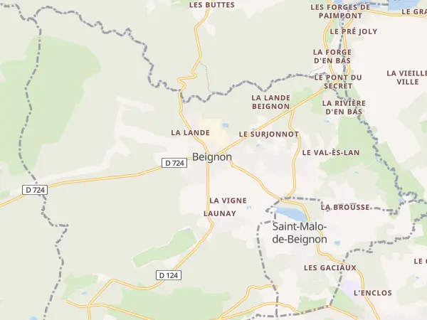 Plan de Beignon