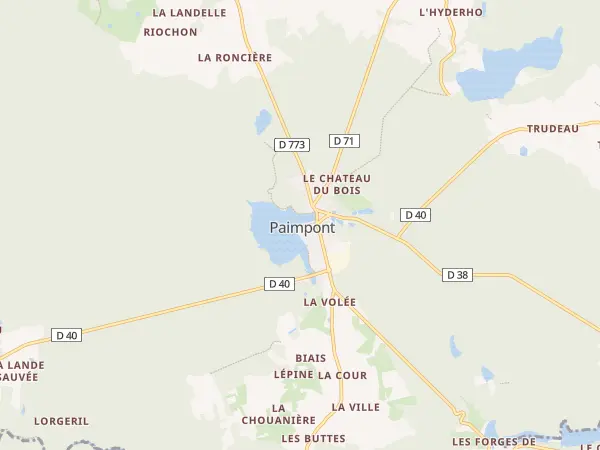 Plan de Paimpont