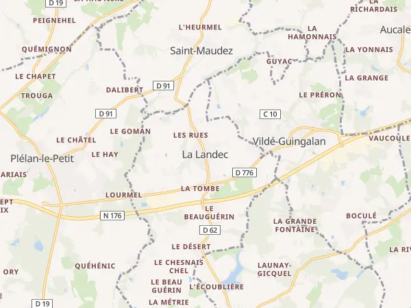 Plan de La Landec