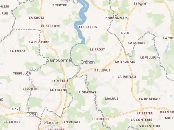 Plan de Créhen
