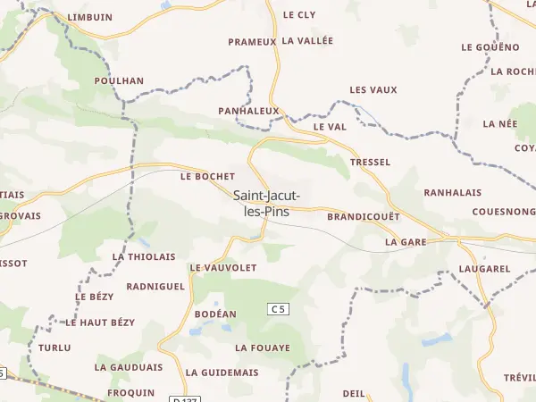 Plan de Saint-Jacut-les-Pins
