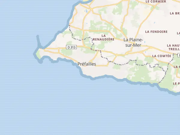 Plan de Préfailles