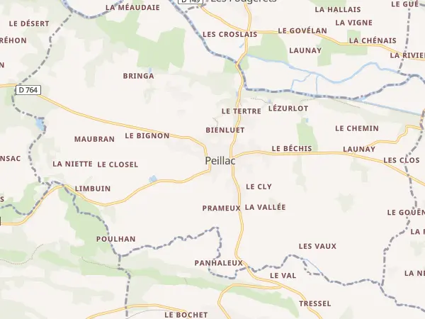 Plan de Peillac