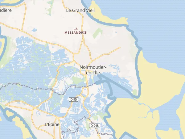 Plan de Noirmoutier-en-l’Île
