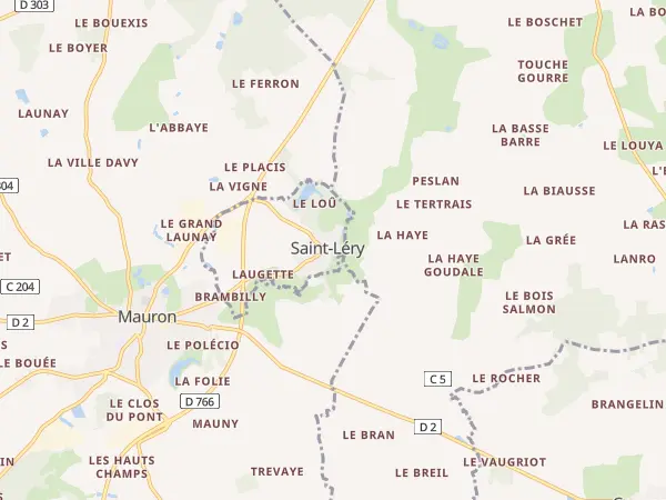 Plan de Saint-Léry
