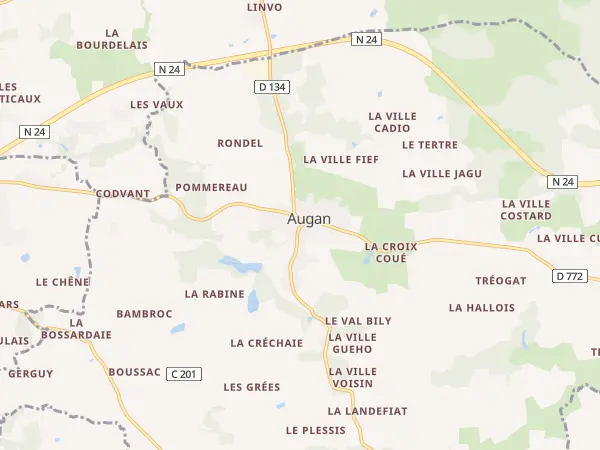 Plan de Augan