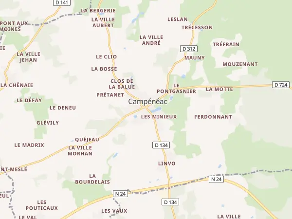 Plan de Campénéac