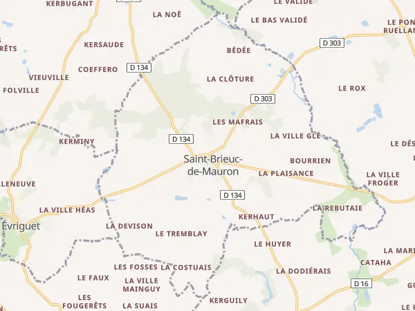 Plan de Saint-Brieuc-de-Mauron