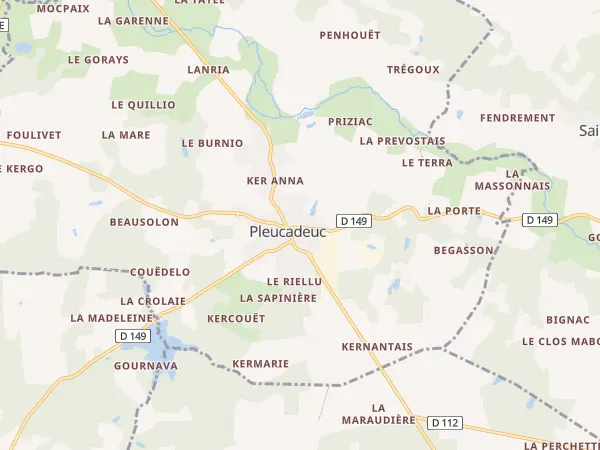Plan de Pleucadeuc