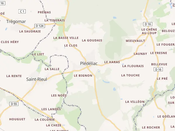 Plan de Plédéliac