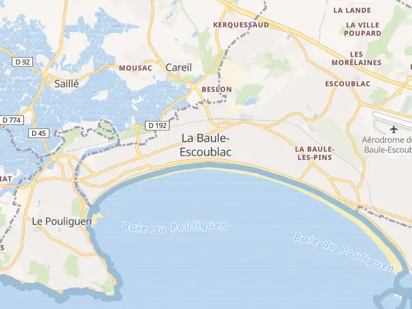 Plan de La Baule-Escoublac