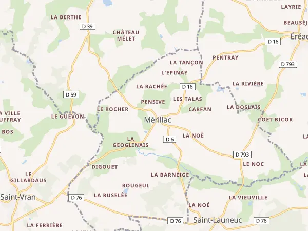Plan de Mérillac