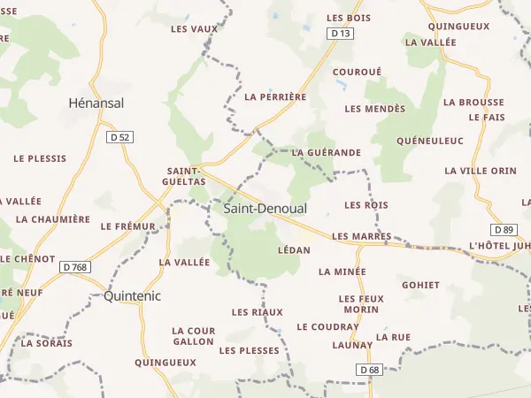 Plan de Saint-Denoual