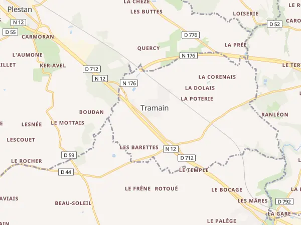 Plan de Tramain