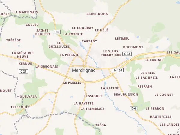 Plan de Merdrignac