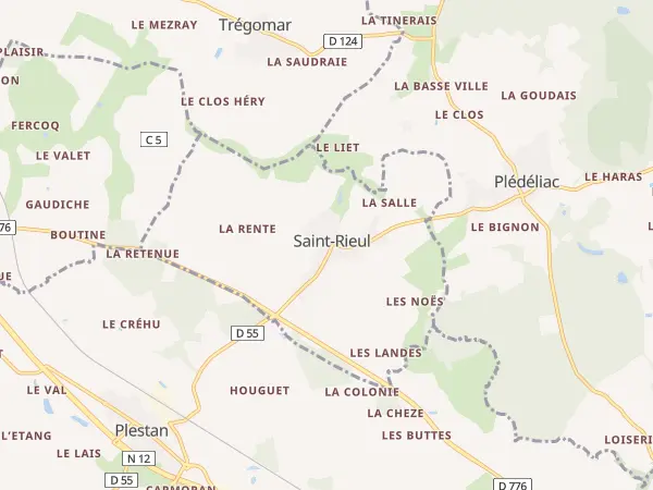Plan de Saint-Rieul