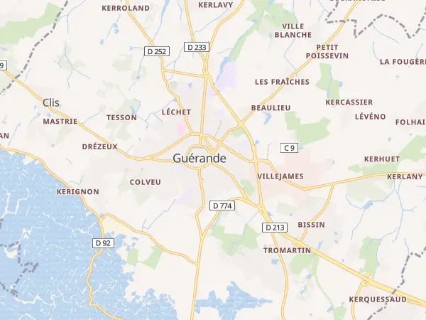Plan de Guérande