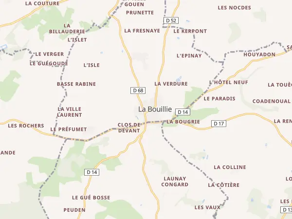 Plan de La Bouillie