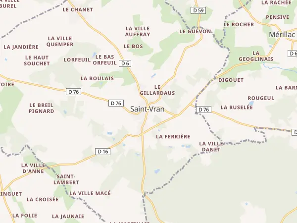Plan de Saint-Vran