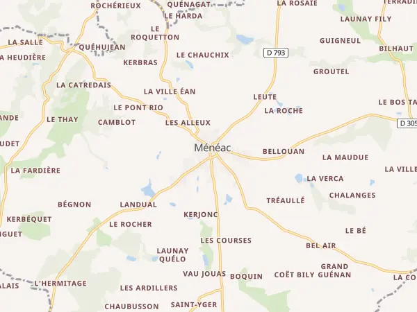 Plan de Ménéac