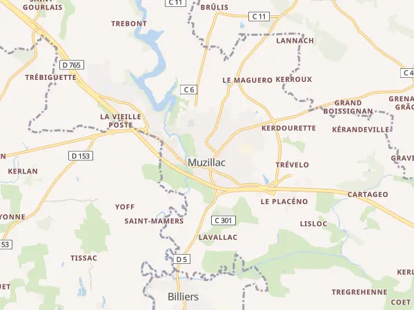 Plan de Muzillac