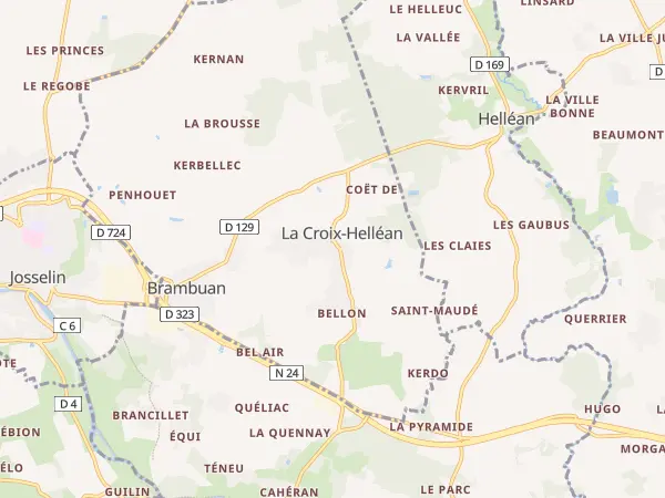 Plan de La Croix-Helléan