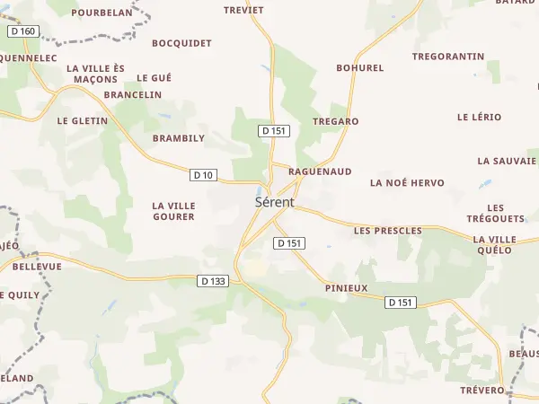 Plan de Sérent