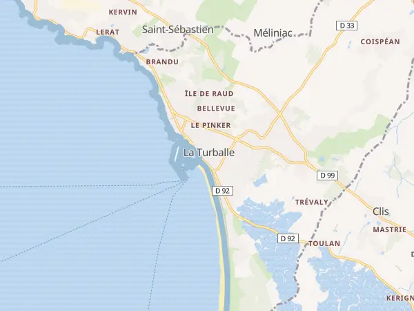 Plan de La Turballe