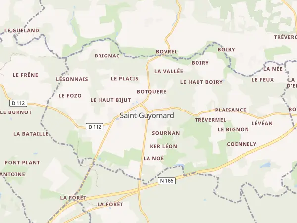 Plan de Saint-Guyomard