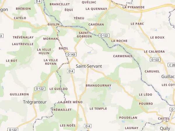 Plan de Saint-Servant