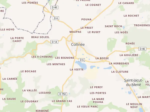 Plan du Mené