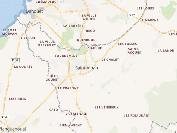 Plan de Saint-Alban