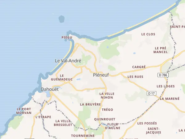 Plan de Pléneuf-Val-André