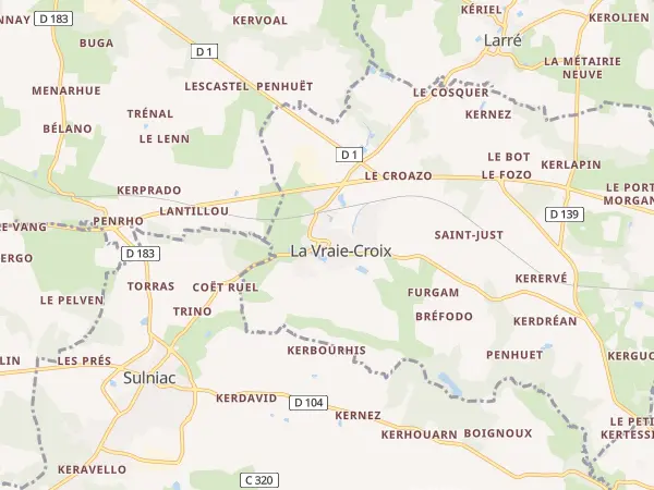 Plan de La Vraie-Croix