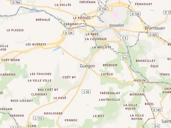 Plan de Guégon