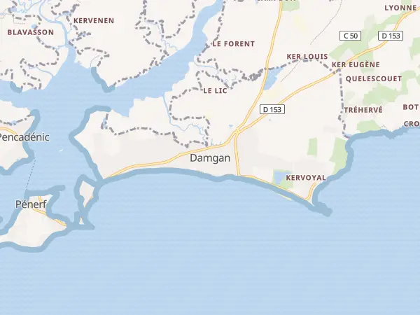 Plan de Damgan