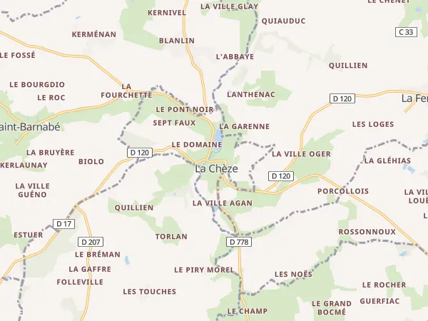 Plan de La Chèze