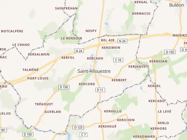 Plan de Saint-Allouestre