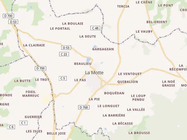 Plan de La Motte