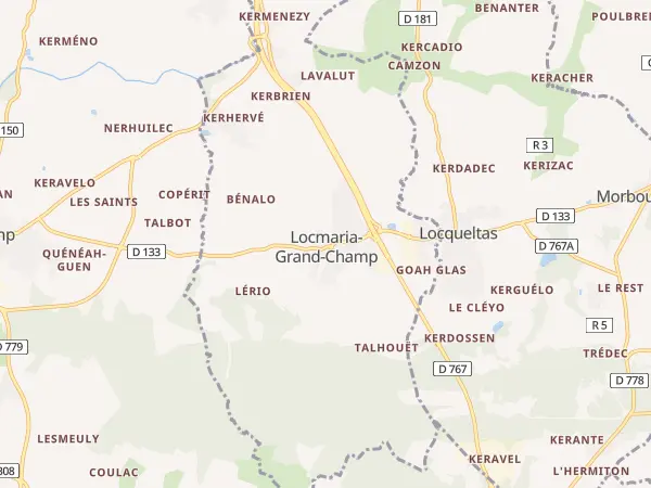 Plan de Locmaria-Grand-Champ