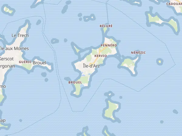Plan de Île-d’Arz