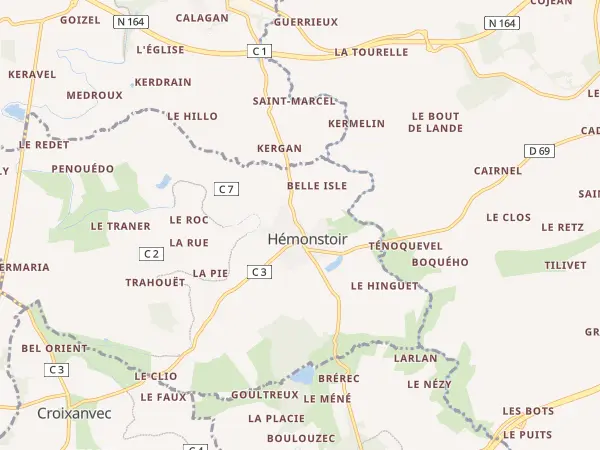 Plan de Hémonstoir