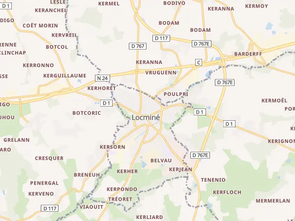 Plan de Locminé