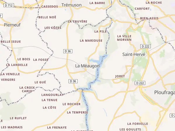 Plan de La Méaugon