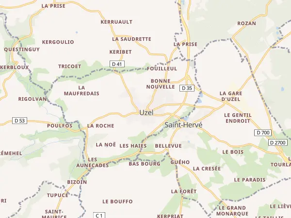 Plan de Uzel