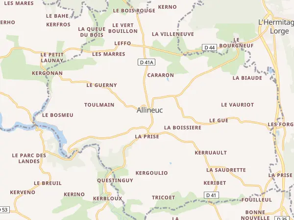 Plan de Allineuc