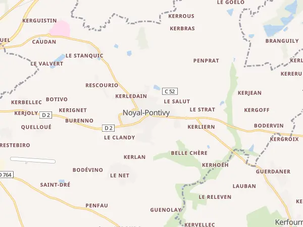 Plan de Noyal-Pontivy