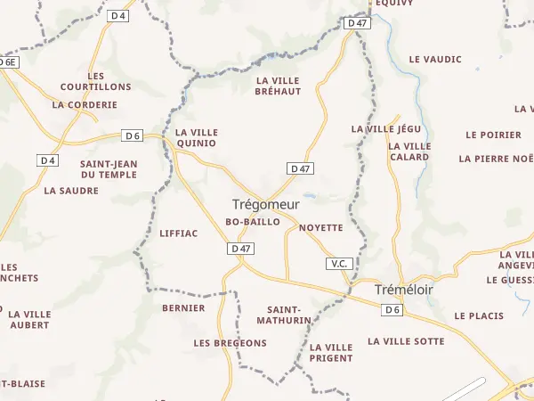 Plan de Trégomeur